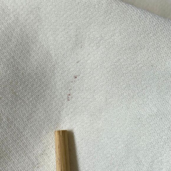 Zara Skirt Women Sz M Off White Front Asymmetrical Split Cinched Waist NWT Flaws - Picture 7 of 15